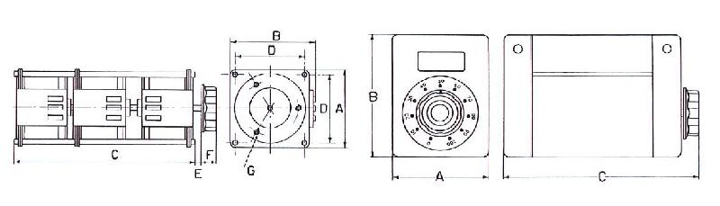 Autotransformateur variable triphasé série T - fréquence 50 à 400Hz_1