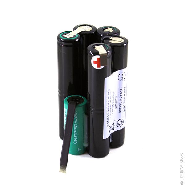 Batterie industrielle Nimh 11x 4/5A 11S1P ST9 - 13.2V 2.1Ah T2 - Marque NX_0