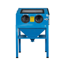 Cabine de sablage 220L - Pistolet sableur avec buses en céramique, hublot protégé, gants intégrés et accessoires inclus_0
