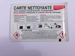 Carte nettoyante tête thermique et magnétique - Format carte bancaire - Sanotech - Usage unique_0