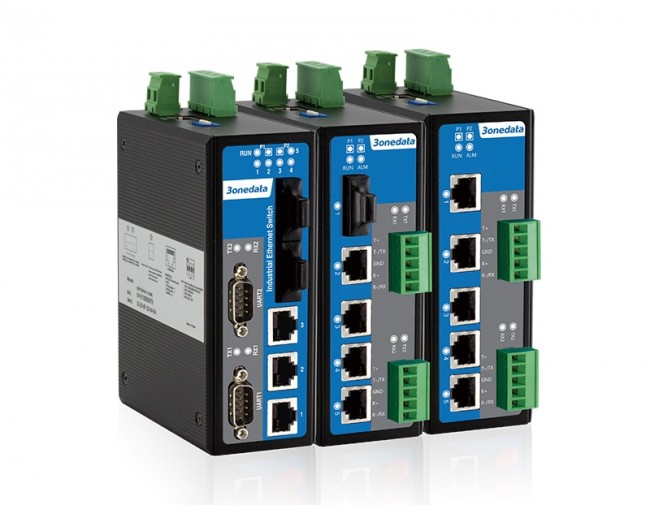 IES615 Series - Switch NV2 - 5 ports 10/100 avec 2 ports série RS232/RS485_0