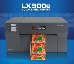 Imprimante d'étiquette jet d'encre en quadrichromie, banderoleuse lx900e_0