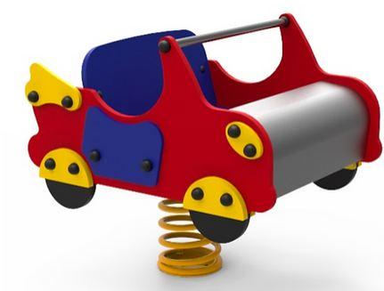 Jeu ressort double voiture pour aire de jeux pour enfant ELMOL016D_0