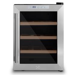 Les Petits Champs  CAVS12 - cave de service 12 bouteilles pose libre - argenté inox CAVS12_0