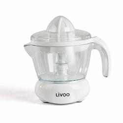 Presse-agrume électrique Livoo - Blanc - 25W, bol 700ml, rotation double sens, sélecteur de pulpe_0