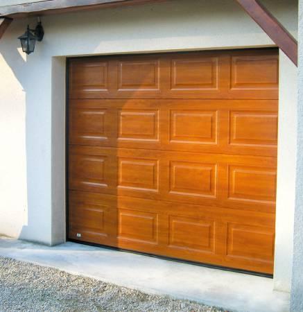 Porte de garage sectionnelle / motorisée / ouverture plafond / isolation thermique_0
