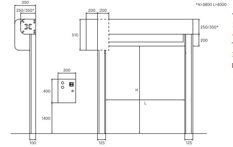 Porte rapide Smart - enroulement vertical - PVC flexible auto-réparable - 8000 x 8000 mm_1