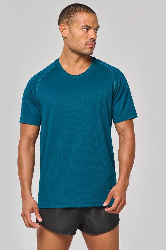 T-shirt de sport à col rond recyclé homme - PROACT - Réf : PA4012 - 100% polyester recyclé - Tissu léger à séchage rapide_0