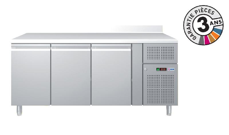 Table réfrigérée positive 464 l - avec dosseret - 3 portes - avec groupe logé - GN3201TN_0