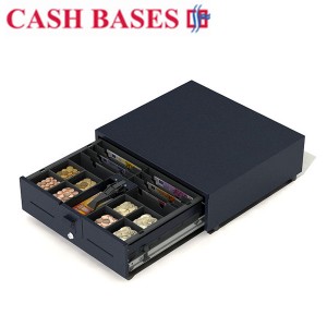 Tiroir-caisse CashBase Maxi - robuste, 14 compartiments à pièces, 24 compartiments à billets, ouverture automatique RJ11_0