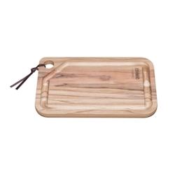 Tramontina - Planche à découper Kitchen 33x20x1,8cm en bois de teck massif - Marron - Réf. 13331-352_0