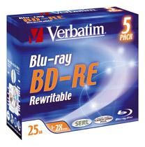 DISQUE BD-RE (BLU-RAY) VERBATIM 2X 25GO