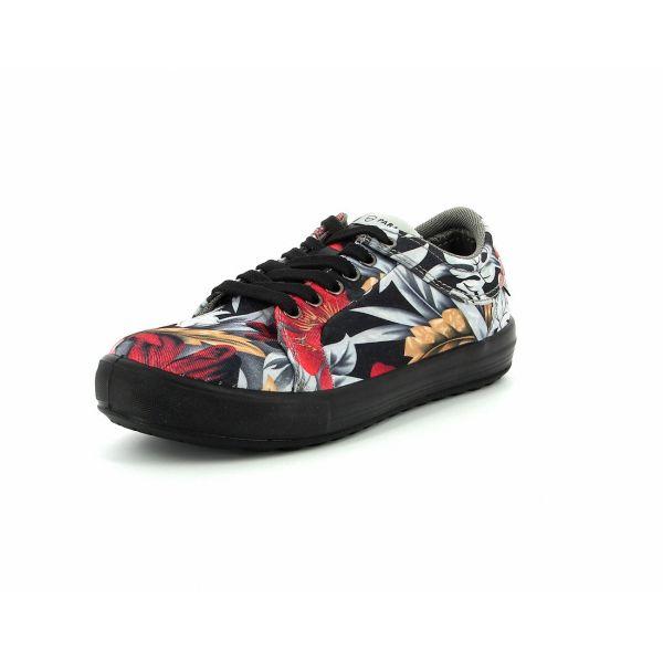 Chaussures de sécurité femme Venice noir-rose Parade - normes S1P-SRC - embout acier et semelles antiperforation_0