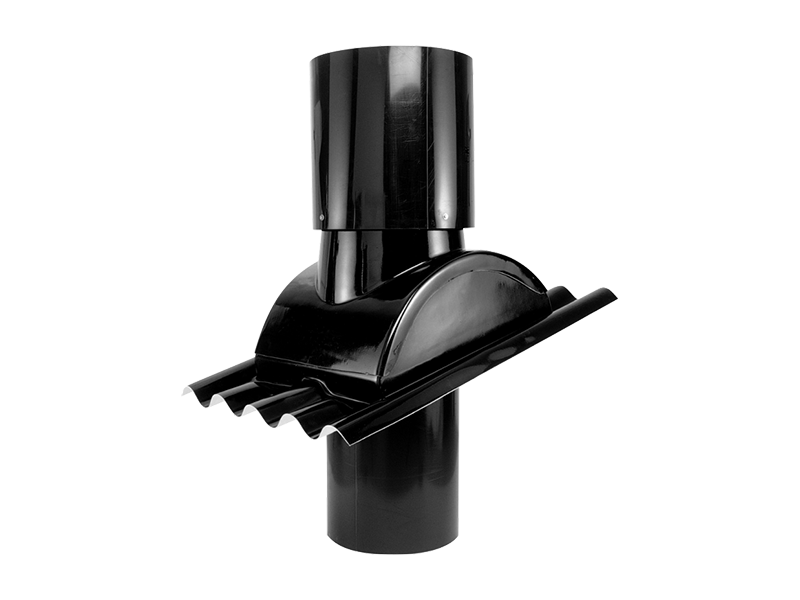 Cheminée à correcteur d'angle extraction haute pour une aération efficace des bâtiments - Réf : TCHC30SN  -  ORELA_0
