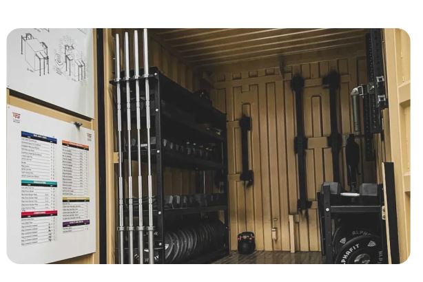 Container de stockage sportif pour une protection maximale contre les intempéries, les vols et l'humidité_0