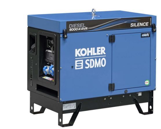 Diesel 6000 a silence avr c5 groupe électrogène - kohler - puissance max (kw) 4.90_0