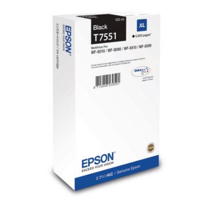 Epson T7551 Cartouche d'encre originale grande capacité (C13T755140) - Noir_0