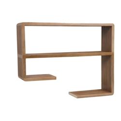 Etagère murale Calopsite 90 cm -  Marron Autre Bois Amadeus 90x21 cm - marron Bois massif 3520071971124_0