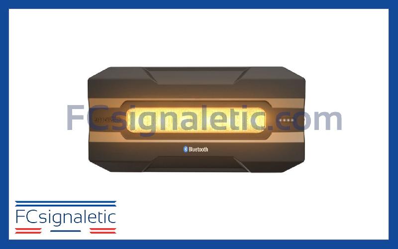 Feu de pénétration 6 LED orange autonome FIN6 POWER 911 SIGNAL 022717A_0