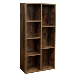 Helloshop26 - Bibliothèque à 7 compartiments étagère à 7 cubes ouverts rangement pour salon et bureau 50 x 24 x 106 cm style 12_0002820 - 3000645_0
