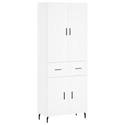 Helloshop26 - Buffet bahut commode armoire meuble de rangement organisateur cuisine salle de séjour salon haut 69,5 x 34 x 180 cm 02_0032651 - 300021_0