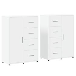 Helloshop26 - Buffet bahut commode armoire meuble de rangement organisateur cuisine salle de séjour salons lot de 2 60 x 31 x 84 cm 02_0036679 - 3000_0