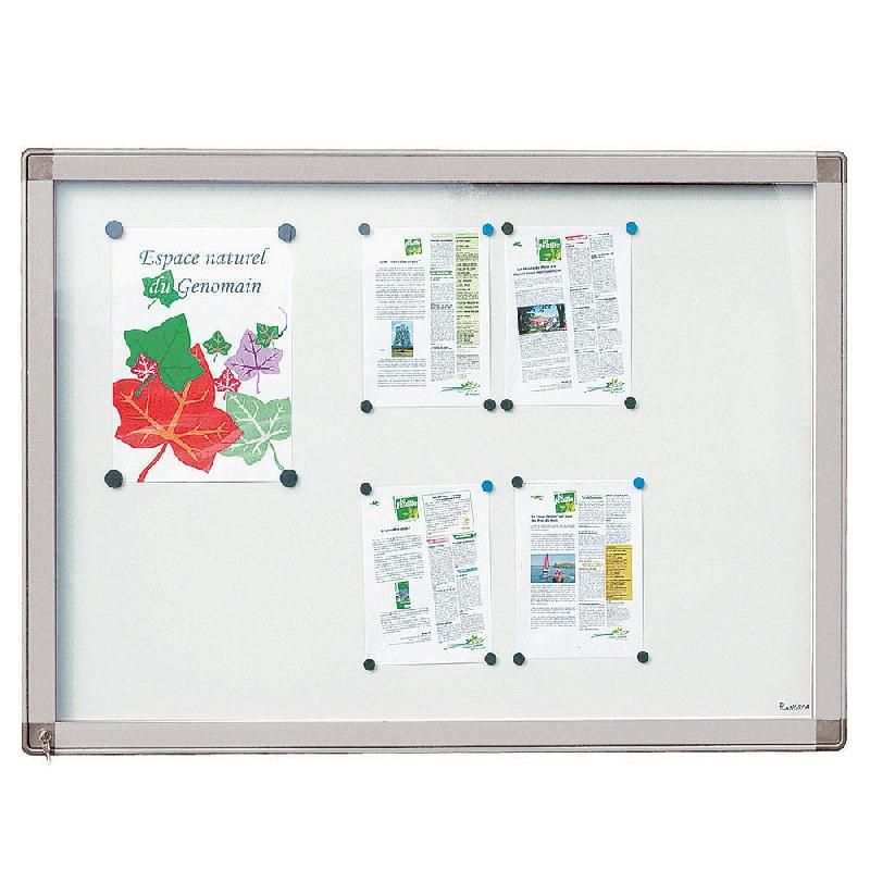 PLANORGA VITRINE D'EXTÉRIEUR HAUTE SÉCURITÉ PORTE BATTANTE 6 FEUILLES PLANORGA