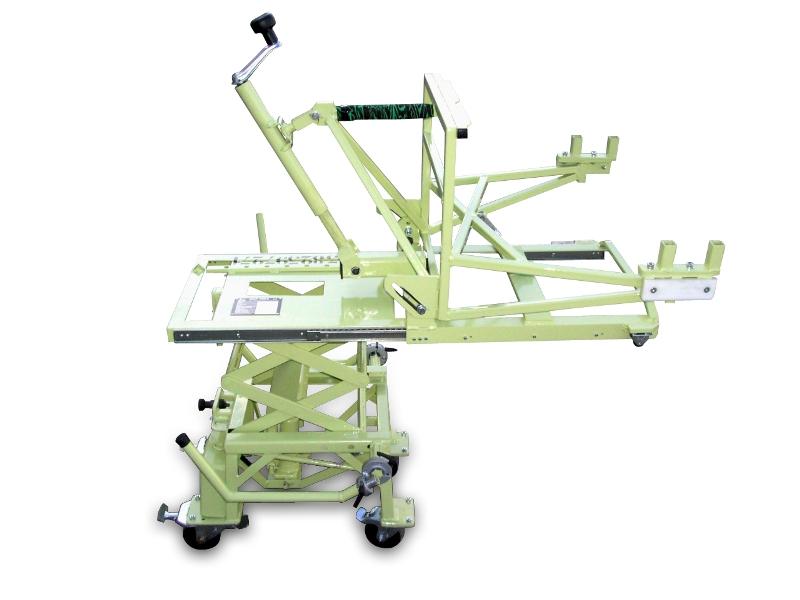 Table élévatrice - desserte avec élévation, rotation et basculement - capacité 90 kg_0
