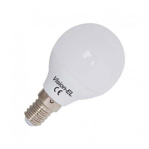 Ampoule led 4  watt p45 bulb  e14 4000°k ceramic dépoli_0