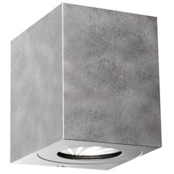 Applique murale CANTO Kubi 2 Acier galvanisé Acier galvanisé, H.10.4 - IP44 - LED Module /Nordlux Extérieur - 5701581483286_0