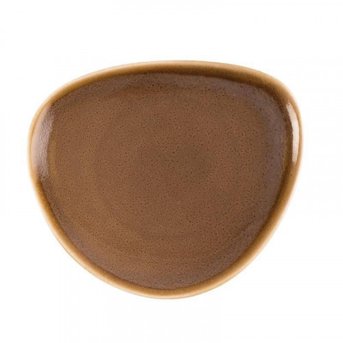 ASSIETTES COULEUR ÉCORCE 165 MM KILN OLYMPIA - LOT DE 6