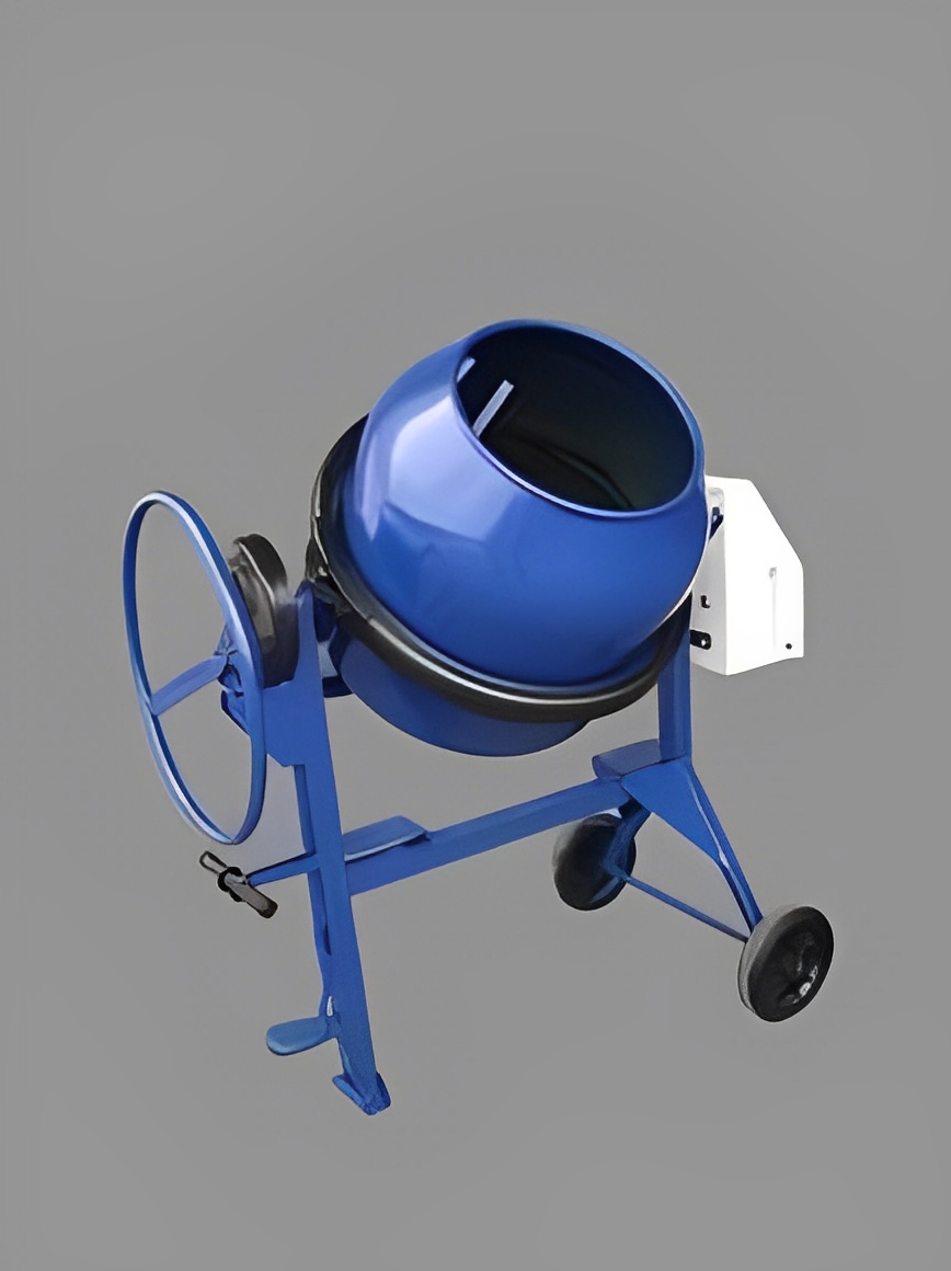 Bétonnière électrique 180L G180 Gedimat - cuve mécano-soudée, moteur 700W_0