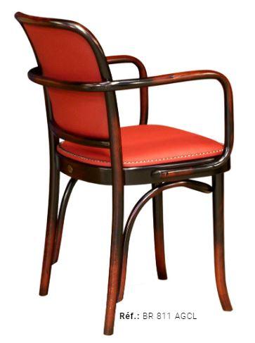 Bridge 811 - chaise de restaurant avec assise standard - hauteur 85 cm - largeur 50 cm - poids 5,8 kg_0