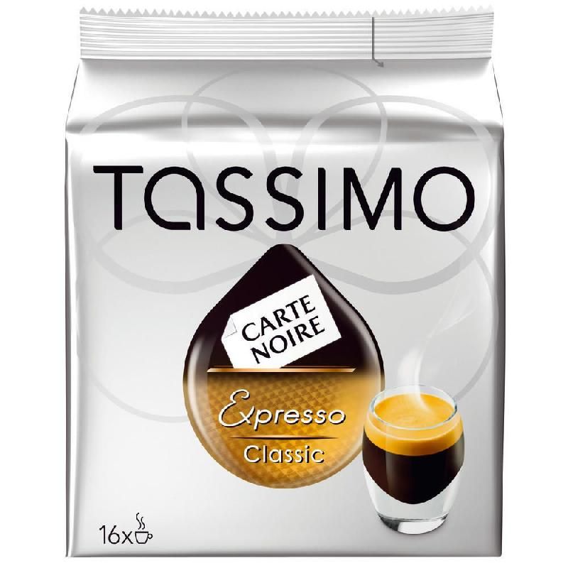 CARTE NOIRE DOSES EXPRESSO TASSIMO CARTE NOIRE (LOT DE 16)