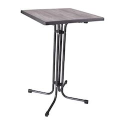 Gastronoble Limburg Vintage Table haute pliante carrée 70cm - GAS-T988_0