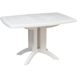 Grosfillex Table pliante Vega 118x77 cm blanc - blanc 3100033013767_0