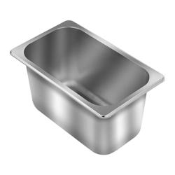 Helloshop26 - Bac récipient contenant gastro acier inoxydable GN - 1/4 14_0000526 - 3000162418986_0