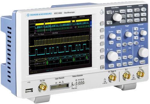 Oscilloscope 8-en-1 8bits, 2 voies, upgradable 50mhz à 300mhz, écran 6.5