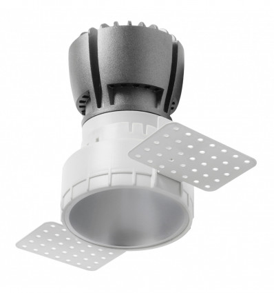 Plafonnier LED trimless Nok2T - 1-10V, Push, COB 12.80W, 4000K, Blanc - Réf. 7201_0