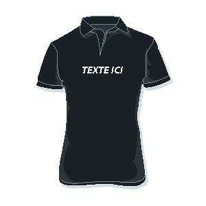Polo homme avec prénom ou surnom - Personnalisable - Textile de qualité BC - Tailles S à XXL_0