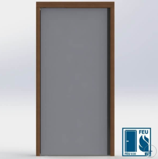 Porte coupe-feu 30 mn - Blocs-portes Double Action feu EI30 et EI60 - Mono-composant - 1 vantail,2 vantaux_0