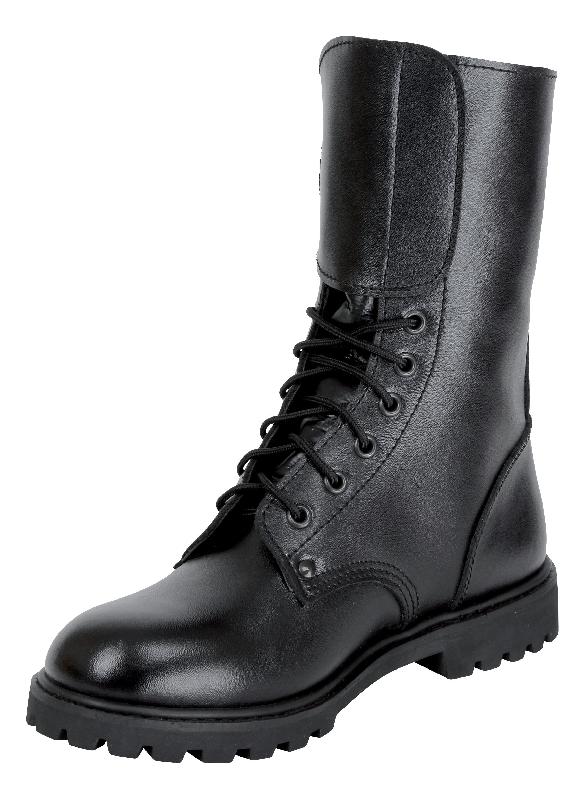 Ranger de sécurité en cuir noir - MEGATECH CITYGUARD - Tige cuir, semelle caoutchouc montage Goodyear_0