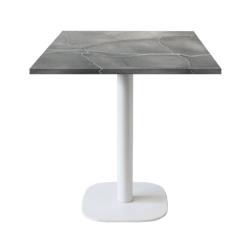 Restootab - Table 70x70cm - modèle Round blanc lune bleue - gris TB-ROU1-7070M-LUN.BLE_0