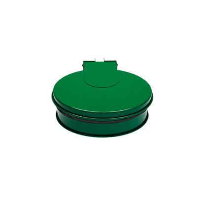Support sac rond avec couvercle - mural ou sur poteau - vert (type ecollecto)_0