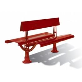 Banc public Florence - acier perforé - peinture RAL standard_0