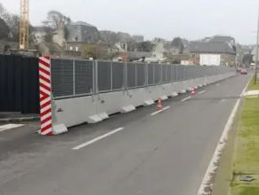 Barrière de sécurité conçue pour sécuriser les chantiers de construction - Klostab_0