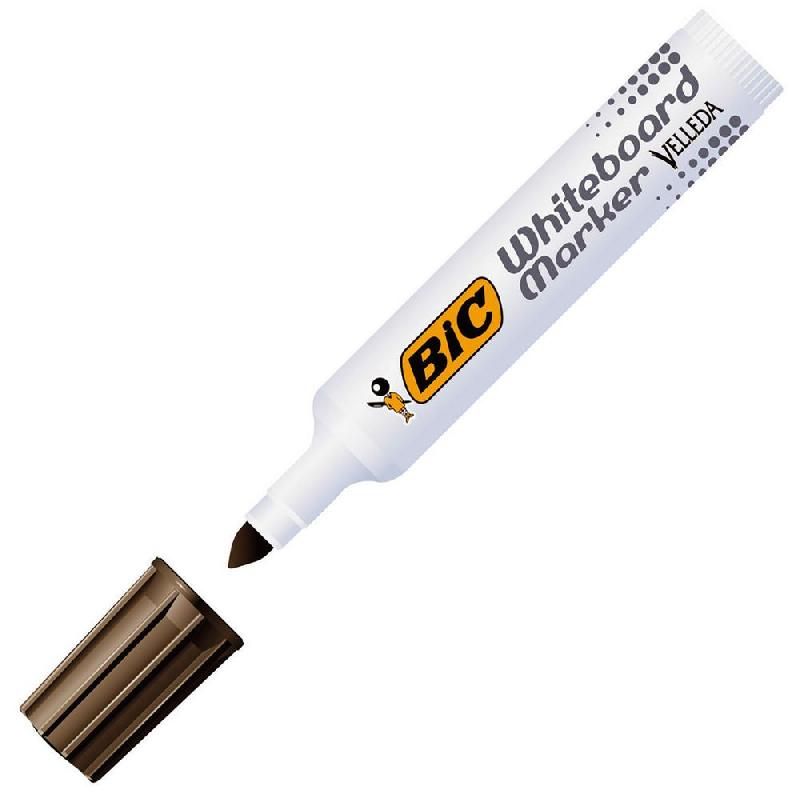 BIC MARQUEUR BIC VELLEDA - 1711 - POINTE OGIVE - NOIR (PRIX À L'UNITÉ)