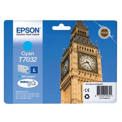 Cartouche Epson T7032 cyan pour imprimantes jet d'encre_0