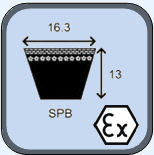 Courroies trapézoidales spb atex_0