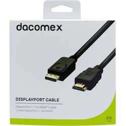 DACOMEX Cordon DisplayPort 1.1 vers HDMI - 2 m - DAC-199036_0